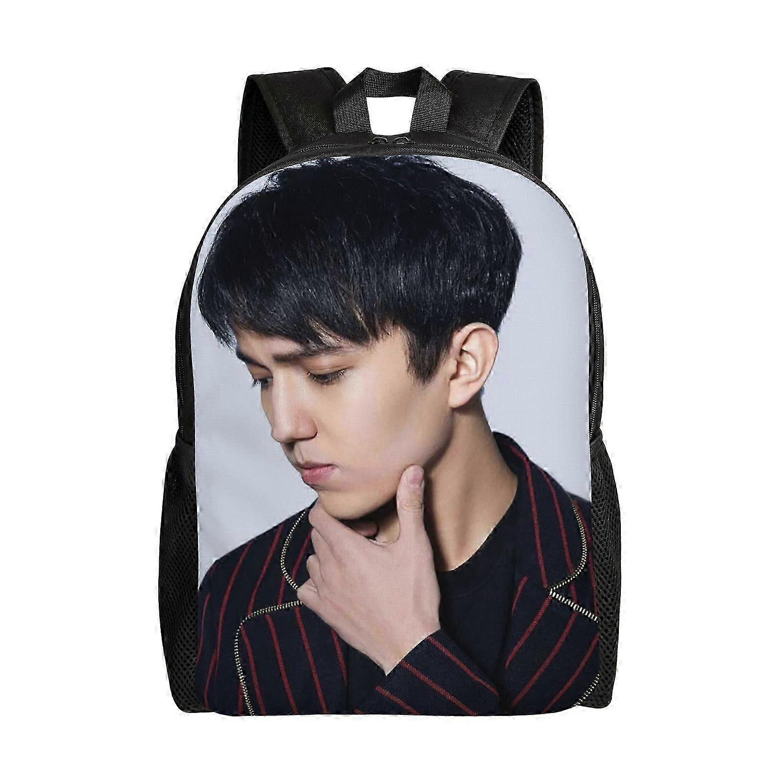 j1378 Dimash Kudaibergen حقيبة ظهر للكمبيوتر المحمول حقيبة يد حقيبة عمل السفر الكلاسيكية للجنسين حقيبة ظهر fcdb1378