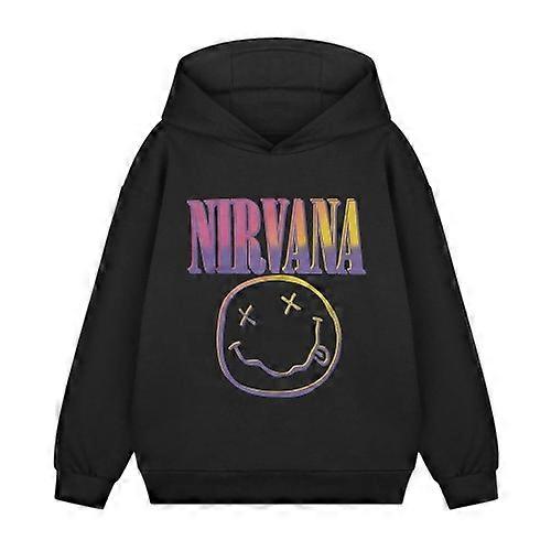Nirvana Childrens/Kids Sunset Logo Hoodie