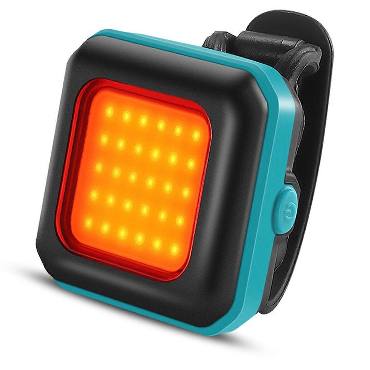 Mountain Bike Headlight Night Riding Front Light Blue Red Light