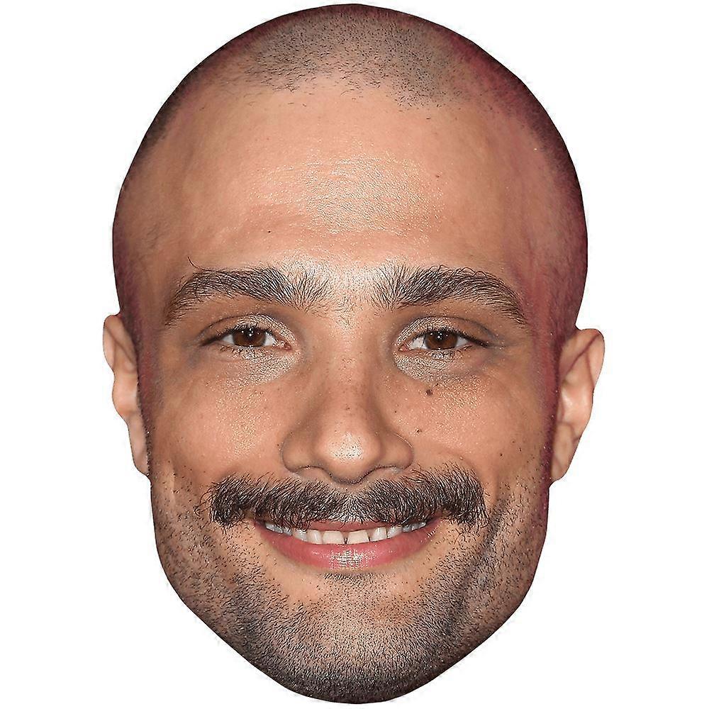 Cosmo Jarvis (Moustache) Celebrity Mask, Flat Card Face