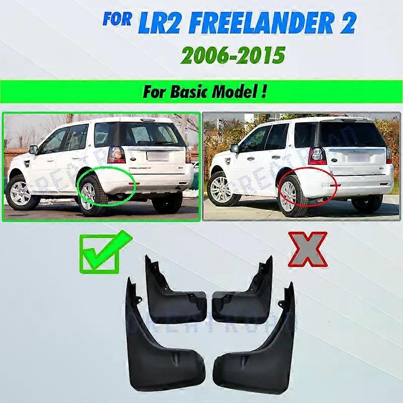 con FIT FOR LAND ROVER LR2 FREELANDER 2 2006-2015 MUDFLAPS SPLASH GUARDS MUD FLAP FRONT REAR ACCESSORIES 2008 2009 2010 2011