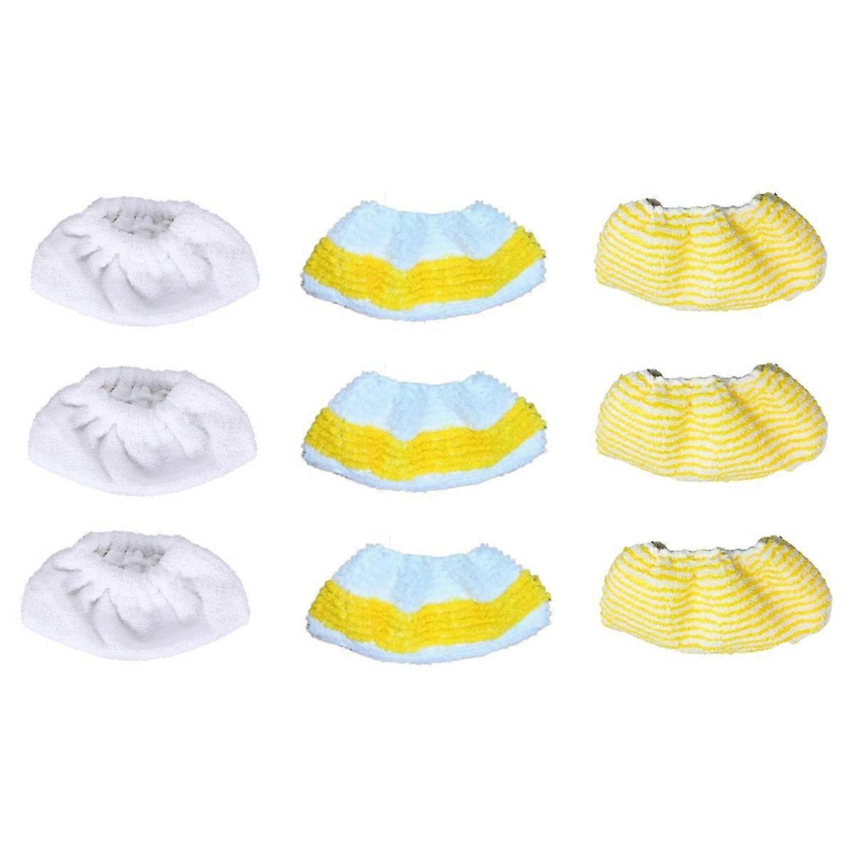 9PCS Steam Mop Cloths Cover for Easyfix SC2 SC3 SC4 SC5 Handheld Vacuum Cleaner Parts Microfiber Cle
