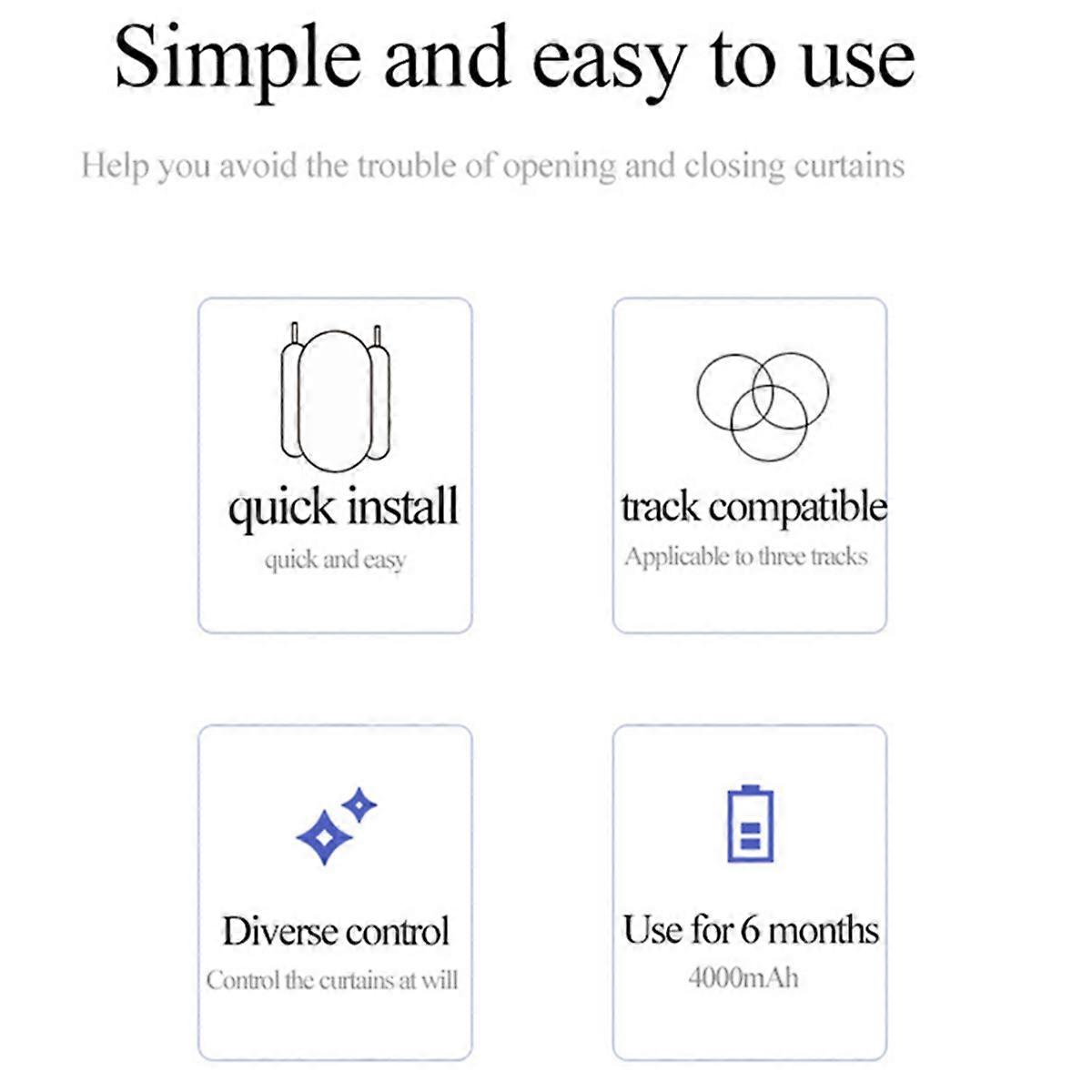 TUYA Smart ZigBee Curtains Robot Roman Rod Track