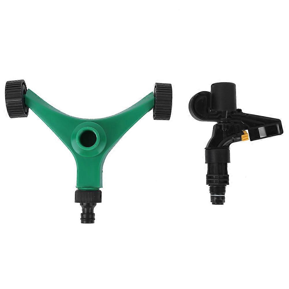 Garden Irrigation Kit for Comprehensive Water Management, Rotary Sprinkler with Adjustable Nozzle Sprinklers Offering Precise Water Density Control,