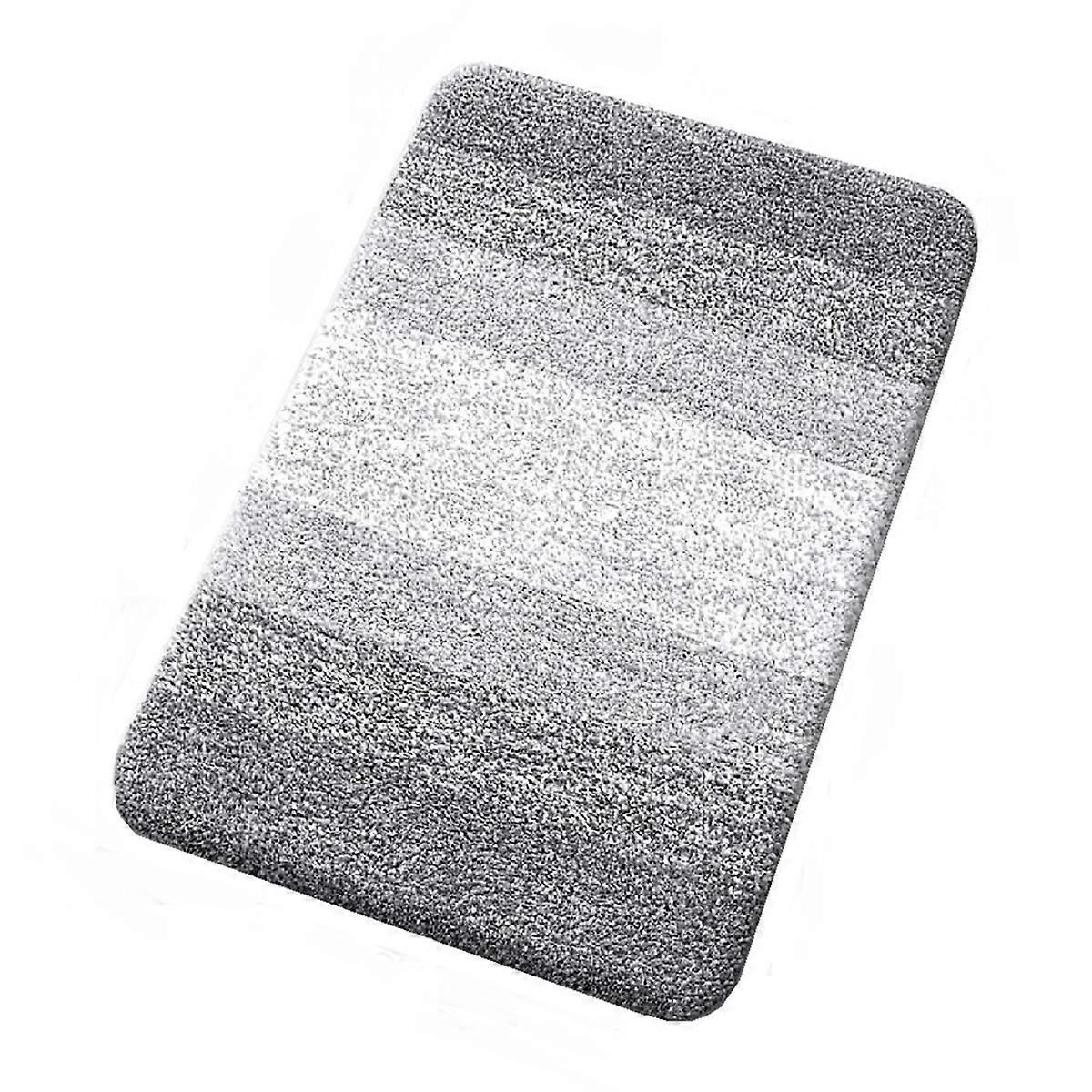 Luxury Bathroom Carpet Soft Absorbent Microfiber Bath Carpet Toilet Floor Mat Non-Slip Bath Blanket