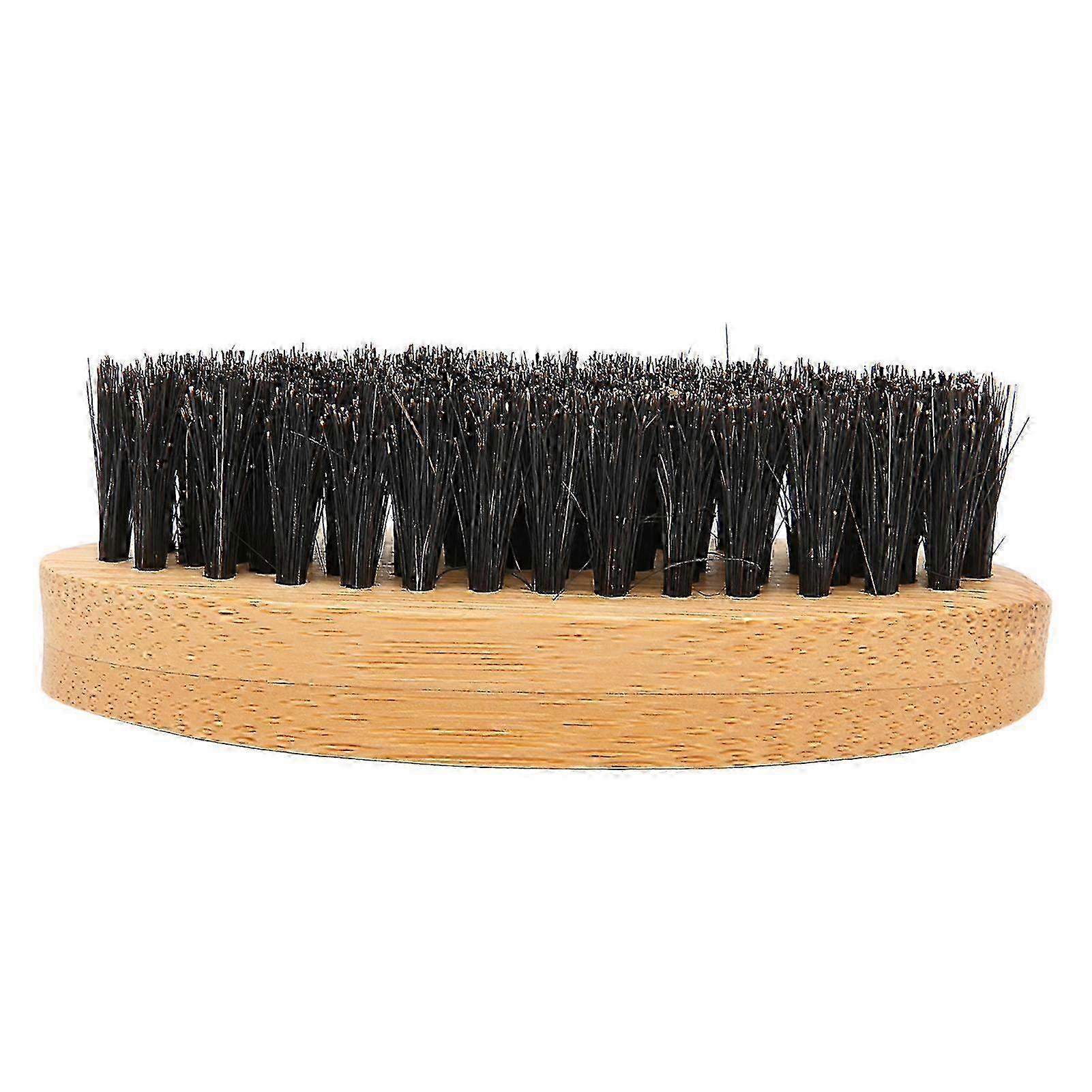 Professional Beard Grooming Kit, Faux Bristle Beard Brush For Men, Ergonomically Designed Handle Ensuring A Strong Grip, Promotes Healthy Beard