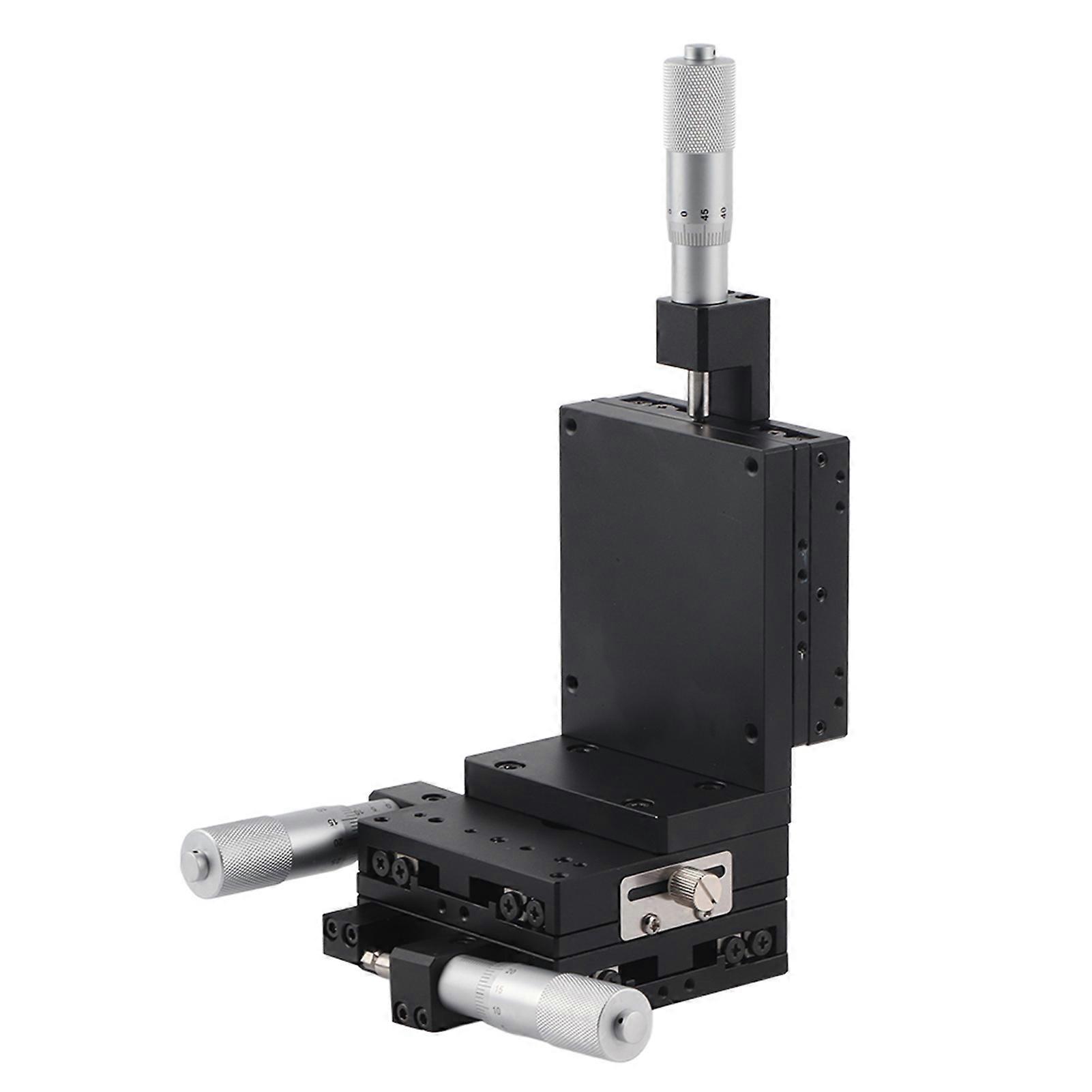 SEMXYZL80-ACR XYZ High Accuracy Lift Linear Motion Manual Stage Fine Tuning Slide Table 80*80mm