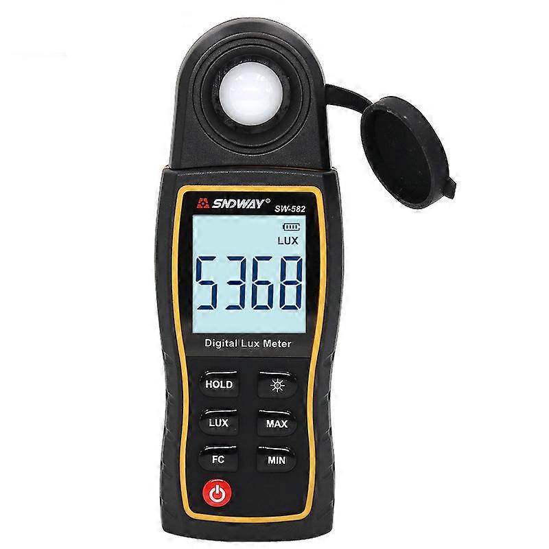 【New】 SNDWAY SW582 Handheld Digital Illuminance Meter High-Precision Digital Light Meter