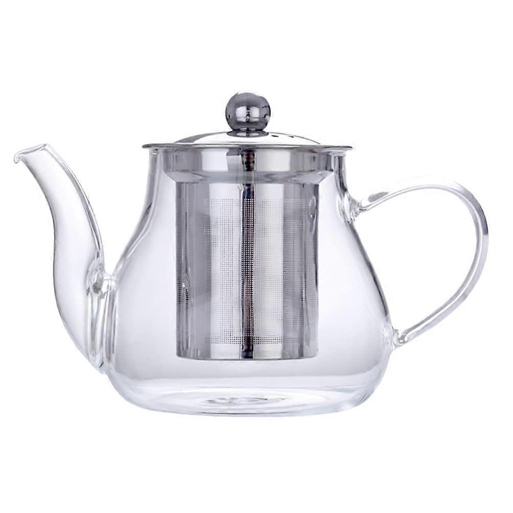 Glass Tea Pot Chinese Kungfu Teaware 600ml Capacity Home Use