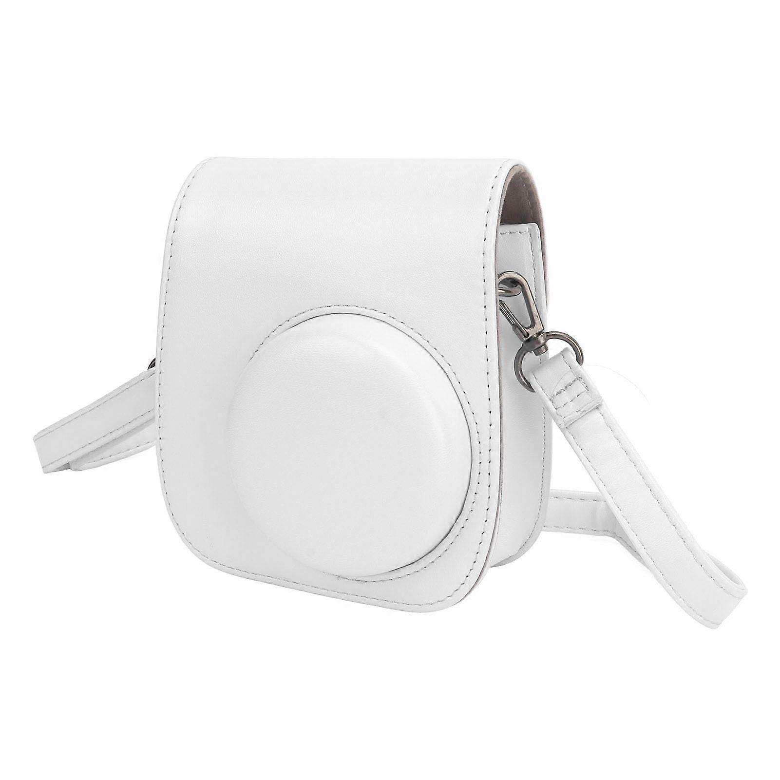 Instant Camera Protective Bag, Case for 12, Pouch with Album Filters (White)