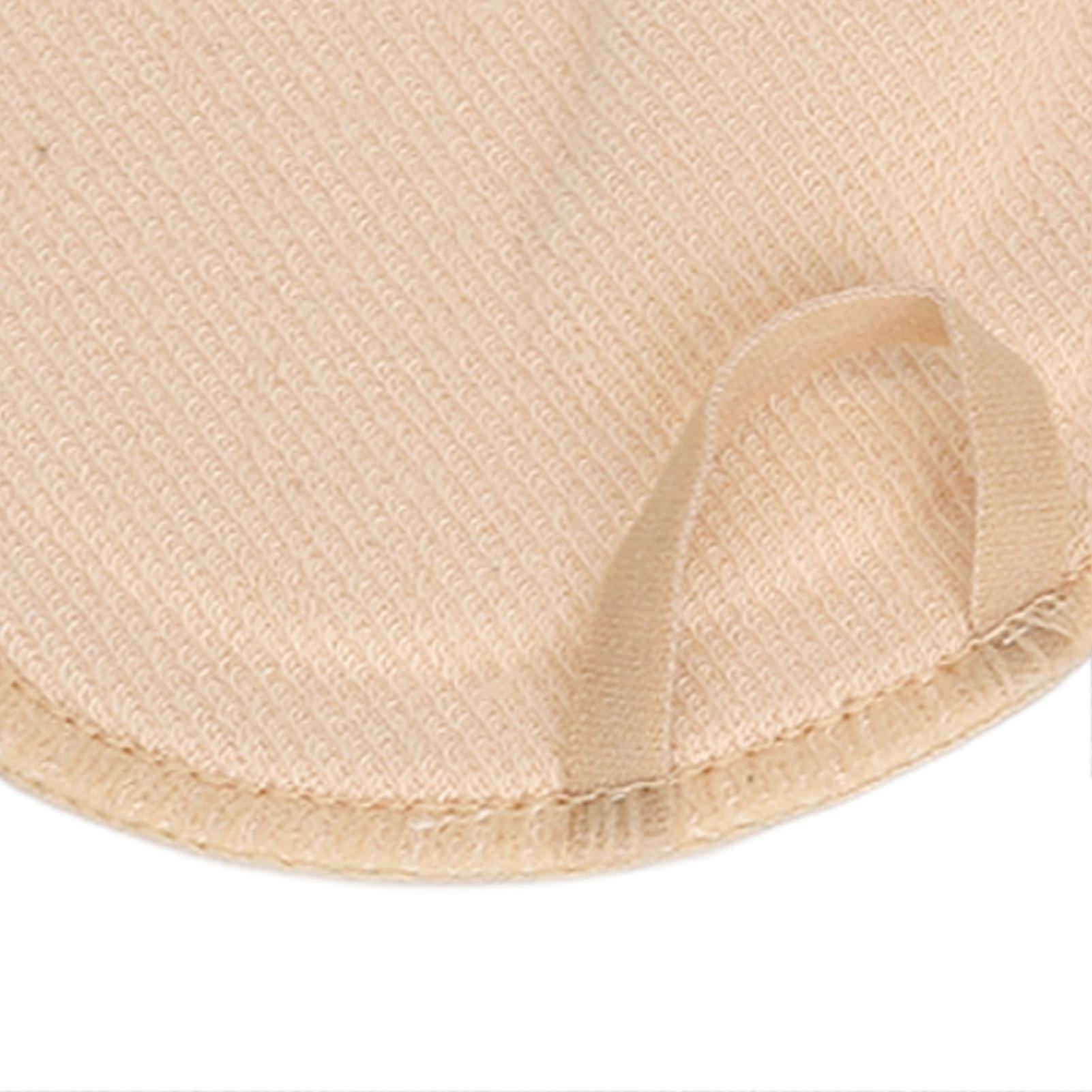 2 Pairs Half Toe Pads for High Heels Invisible Corrective Socks Foot Pads Skin Color