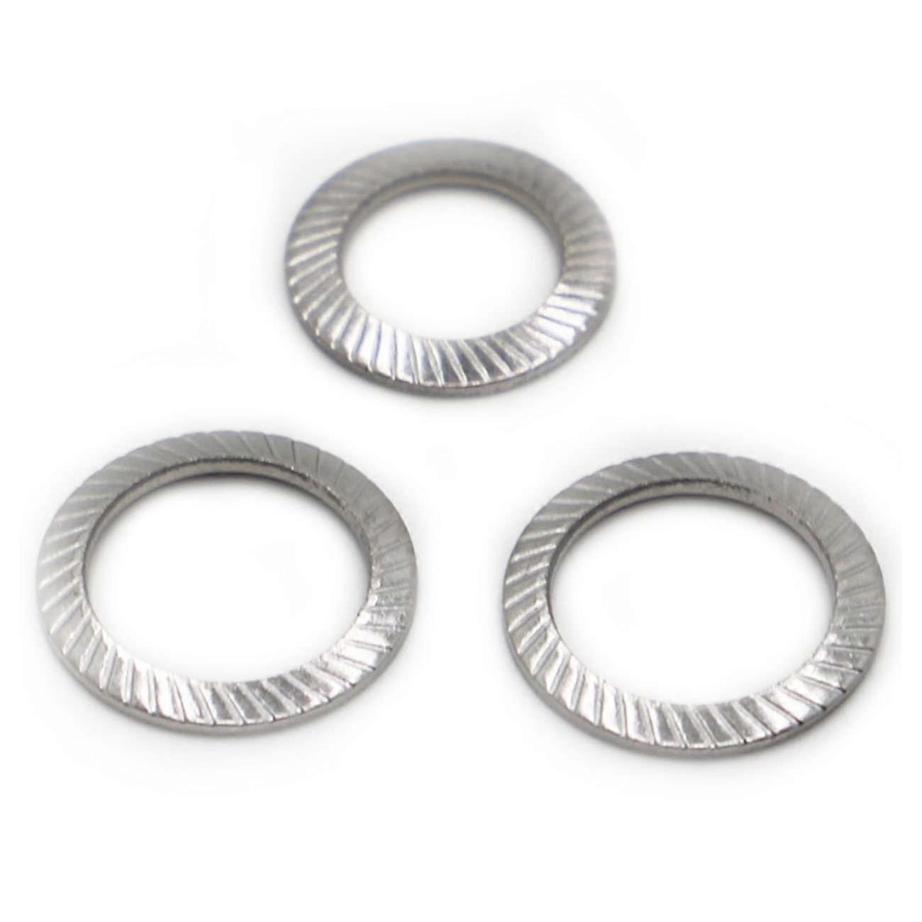 304 Stainless Steel Washers, 10-50pcs Elastic Lock Washers M2.5 M3 M4 M5 M6 M8 M10 M12 M14 M16 DIN9250 M8