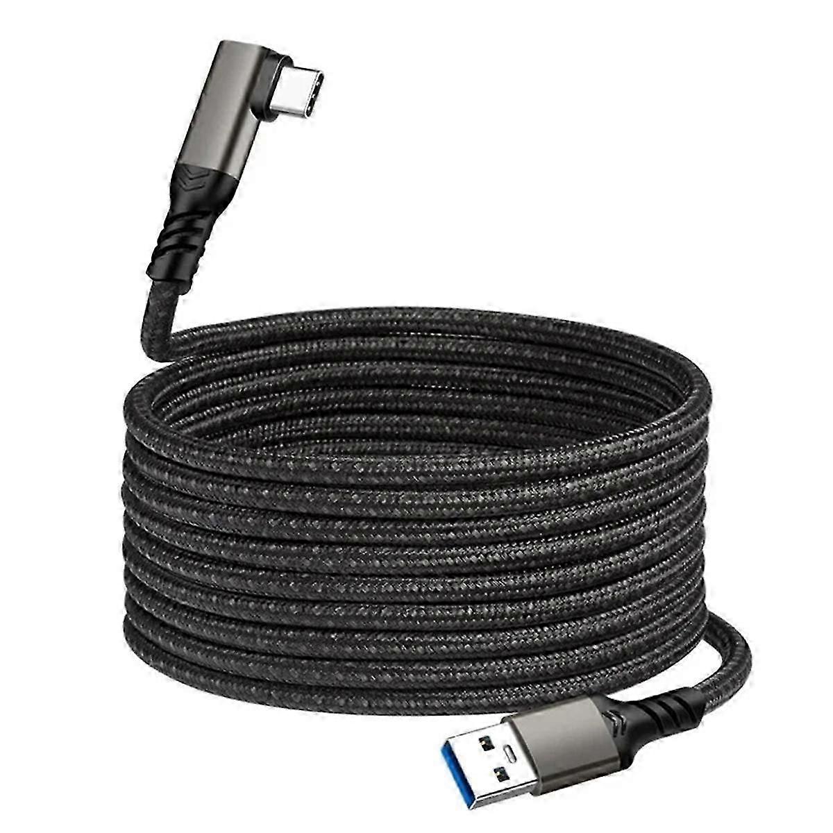 Link Cable for Quest 2 VR USB 3.2 Quick Charge Cables Data Transfer Fast Charges VR Headset Accessories,1 Meter