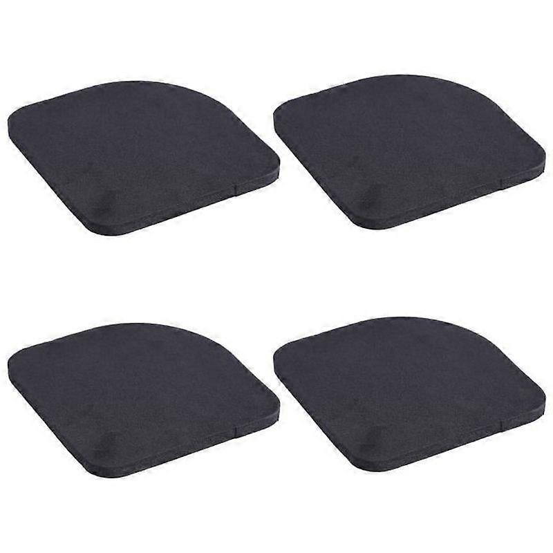 TBEST 4 Pack Anti-Vibration Plates for Washing Machine or Refrigerator - Black
