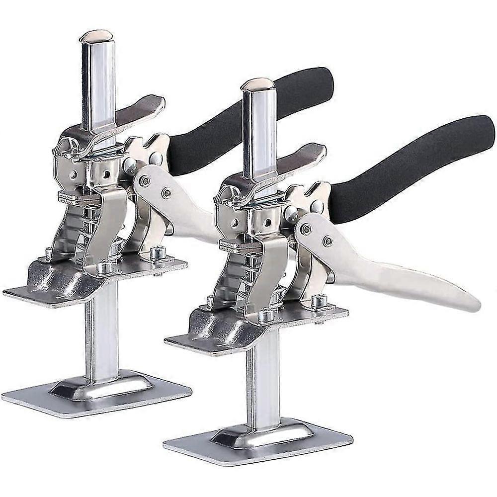 HJyang Hand Lifting Tool Jack, 2 Pcs Labor Saving Arm Tool Lift, Multi-function Height Adjuster, Wall Tile Elevator, Board Adjustment Lifting