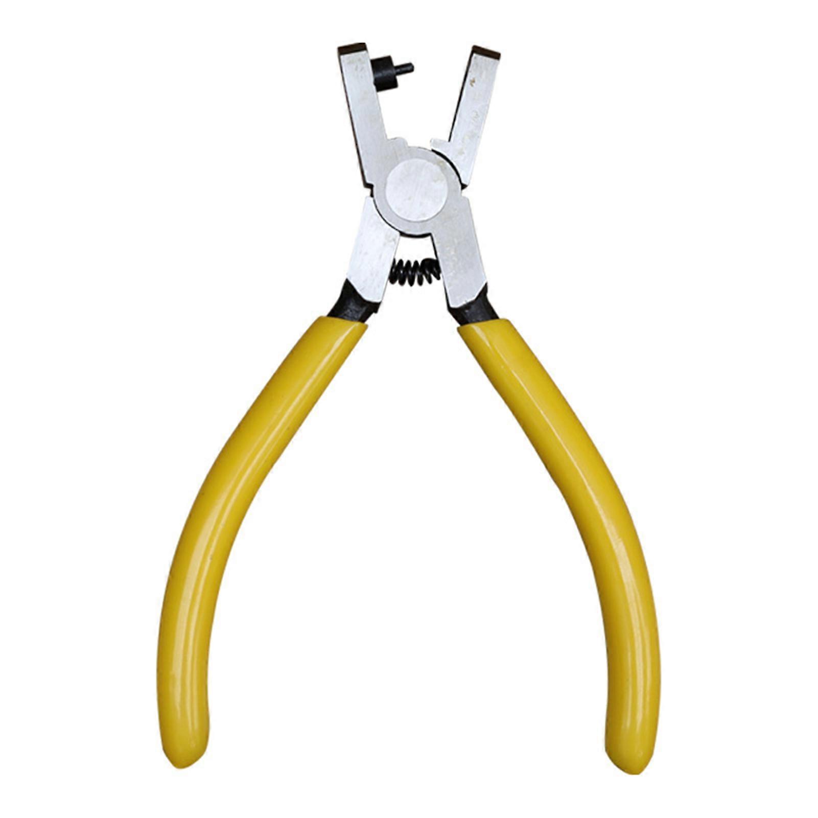Flat Round Oval Belt Puncher Comfortable Handle Precision Punch Plier