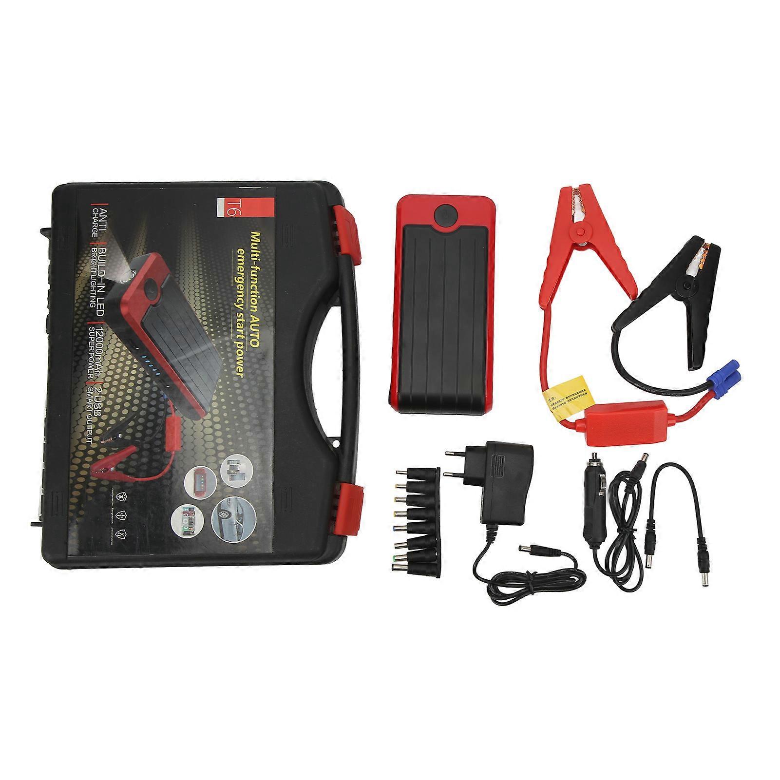 Avviamento di emergenza per auto 12000mAh 400A DC12V Dispositivo di avviamento booster per banca di alimentazione a ricarica rapida