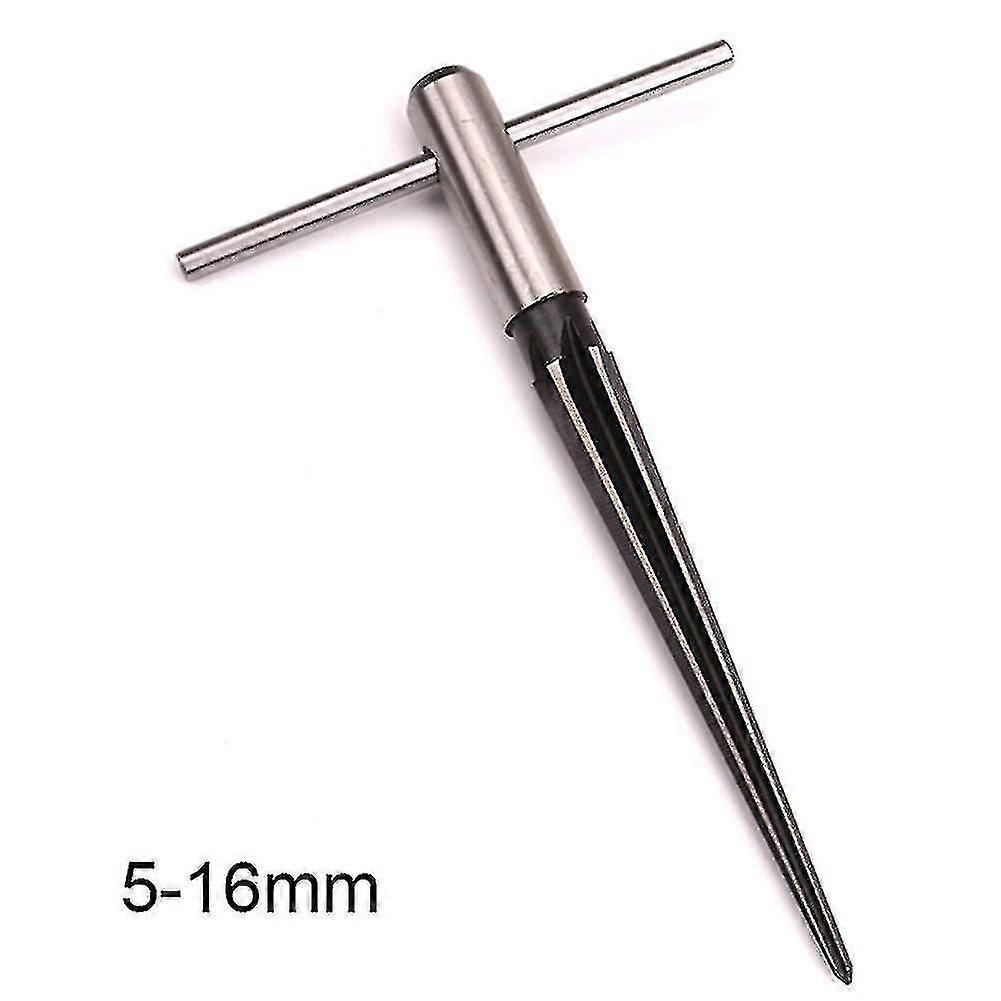 gitar konisk bro pin hull reamer 6 riflet 5 graders trearbeider luthier verktøy