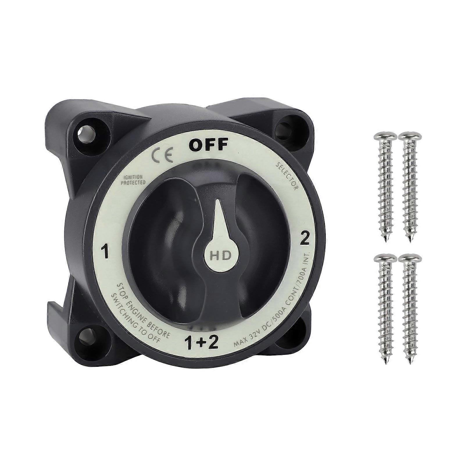 easy installs Battery Disconnect Switch Versatile Battery Cut Switch Upgrades for enhances Safety in Vehicles & Boats