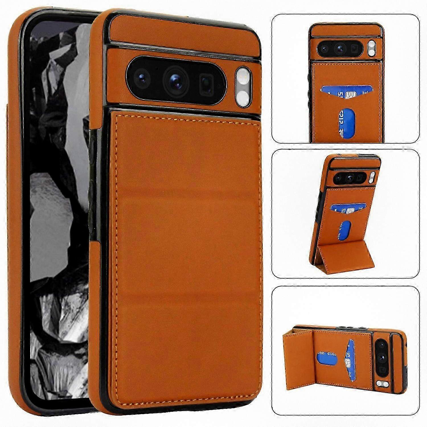 Tri-fold PU Leather Phone Case Holder Compatible with Certain Brand Pixel 8 Pro for Enhanced Protection and Style
