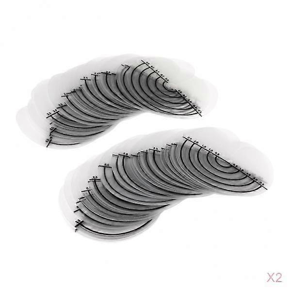100pcs Heat Shield Separator Spacer Scalp Protector Template for Hair Extensions