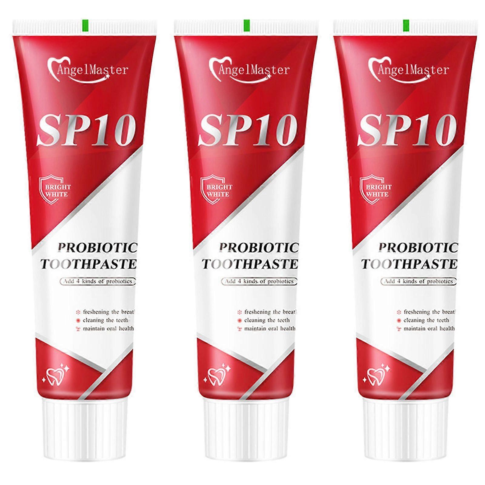 SP10プロバイオティクスホワイトニング歯磨き粉歯磨き粉歯のケア汚れ除去新鮮な息の口腔衛生毎日の使用