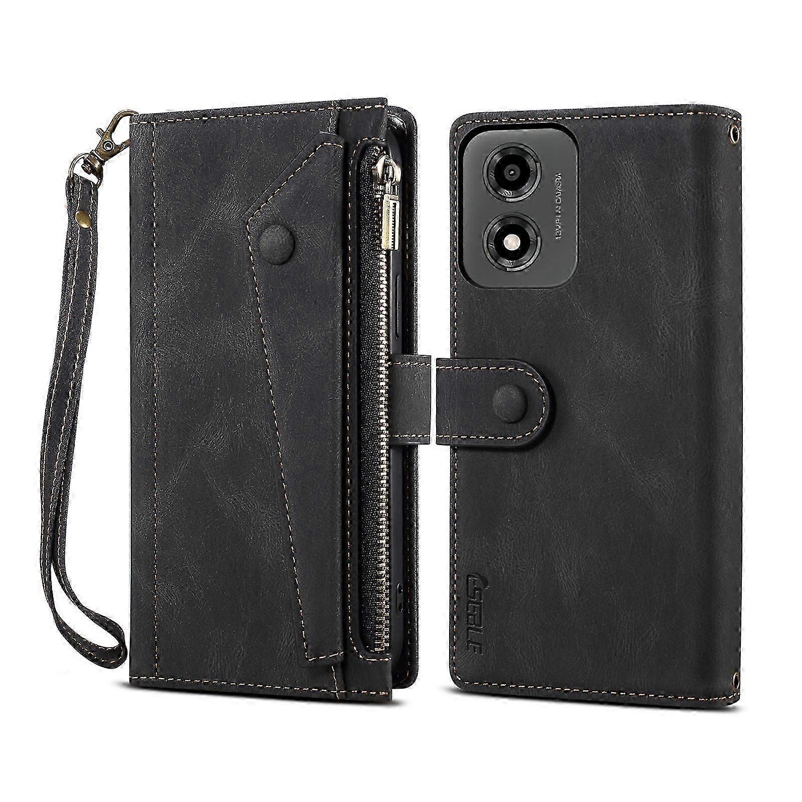 ESEBLE Retro Frosted RFID Leather Phone Case