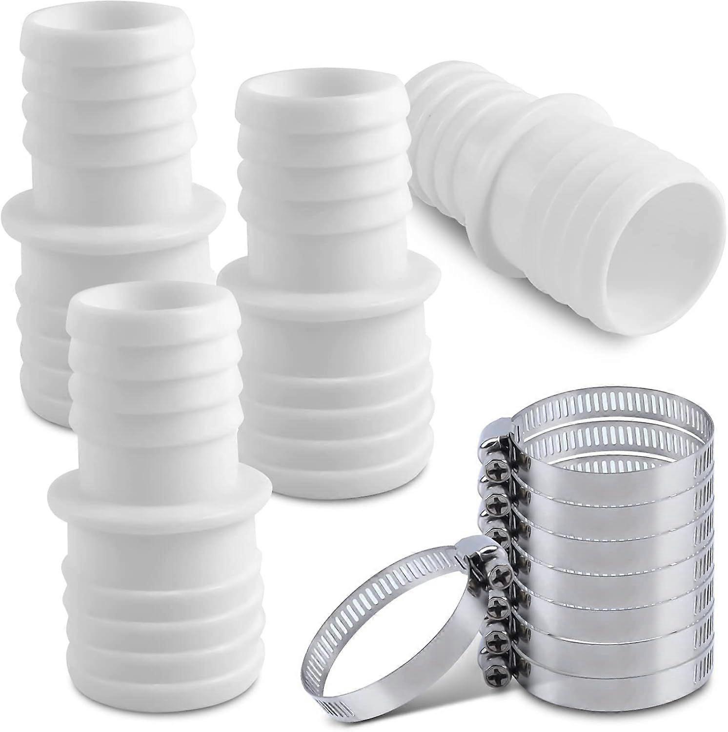 Pcs Pool Hose Connector 32mm and 38mm, Hose Connector with Clamps, 32mm to 38mm Pool Connector Adapter, Pool Hose Adapter