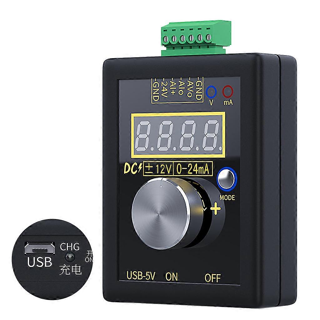 Convenient 0-5V 0-10V 0-20mA 4-20mA Analog Signal Generator Rechargeable Adjustable Voltage Calibrator SG-002 for Live