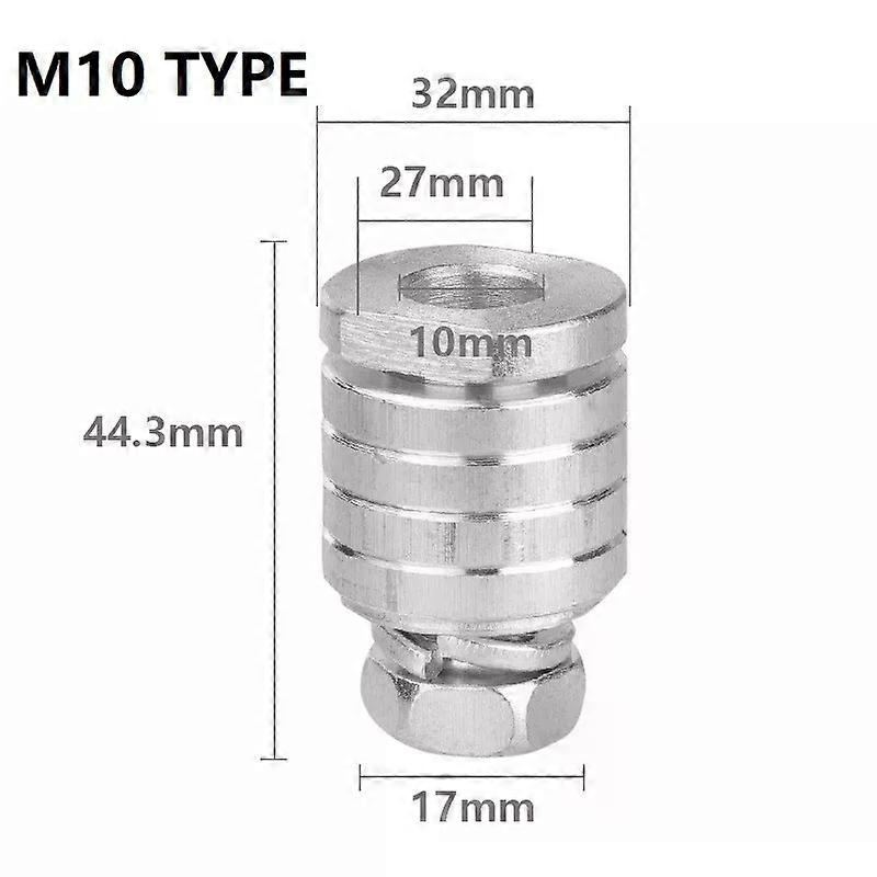 M14 M10 angle grinder adapter grooving Machine Adapter Conversion Kit Flange Metal Lock Nuts Slotting 125 150 Type