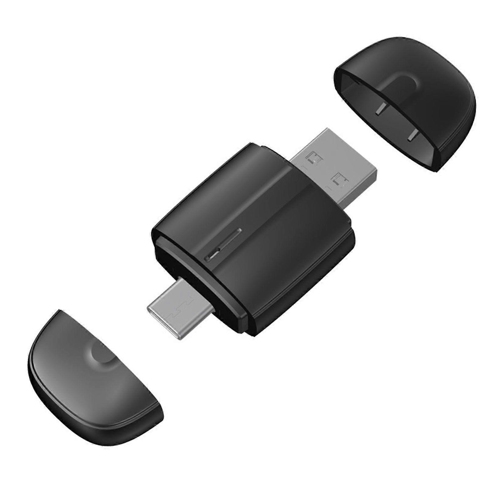 2 in 1 Wireless CarPlay Android Auto Adapter Mini Compact Plug Play for Automotive SUV Sedan Vehicle