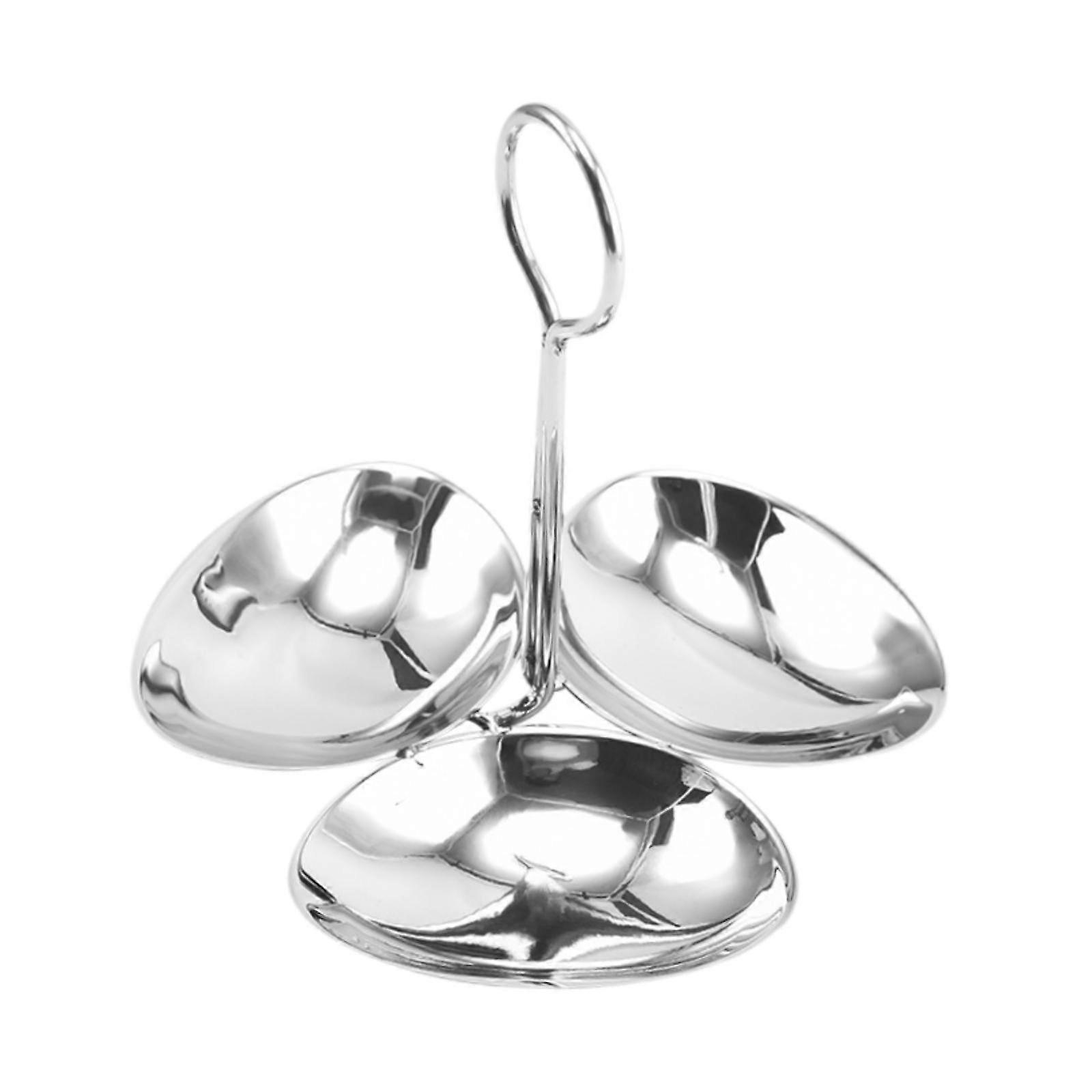Snack Serving Bowl Condiment Server Divided Serving Tray for Nuts Dips Sauce