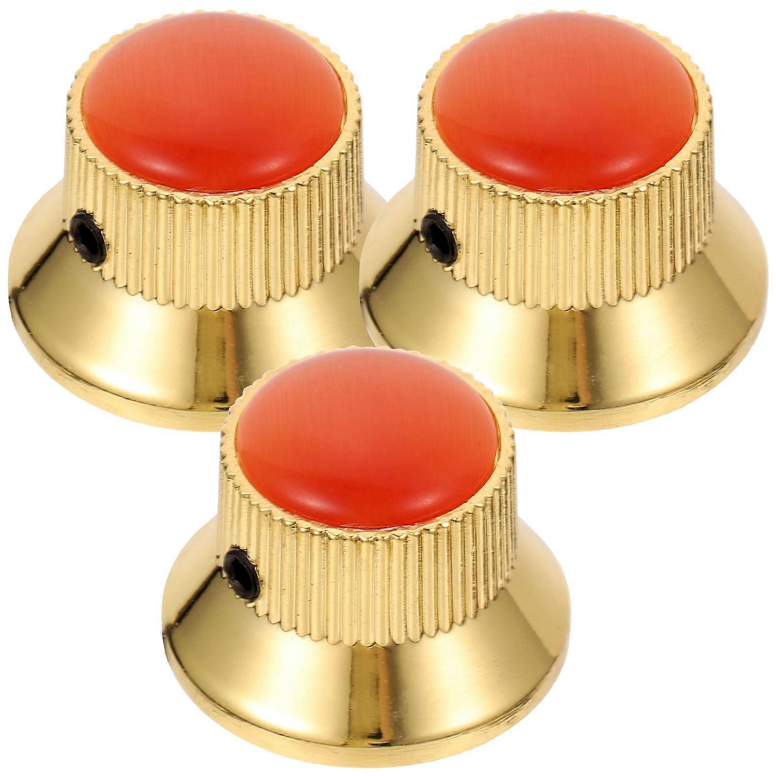 Electric Bass Knob, Replacement for Guitar Tone Controls, Smooth Operation and Durability