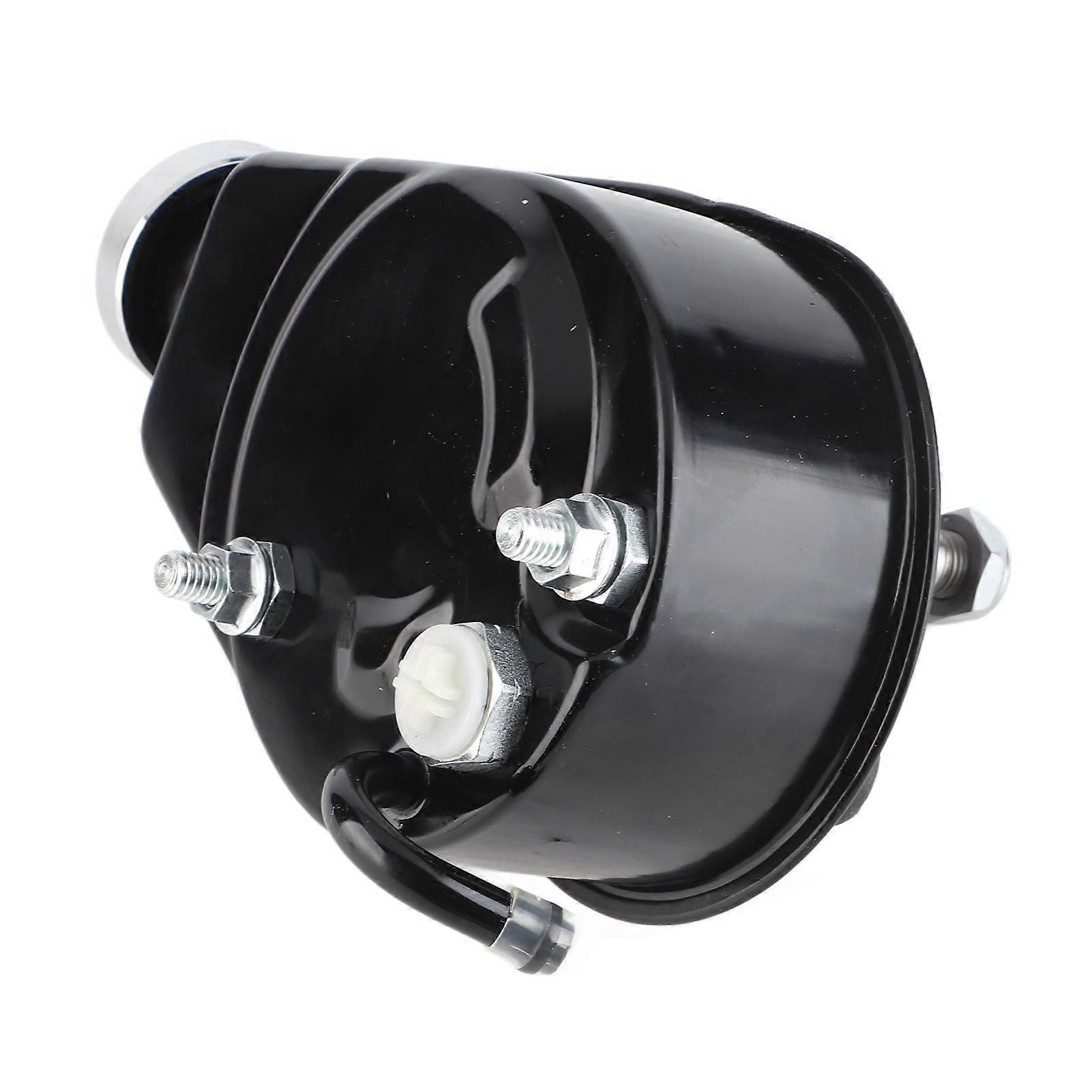 Power Steering Pump with Single Groove Pulley and Mounting Bracket Replacement for Saginaw Style Black 