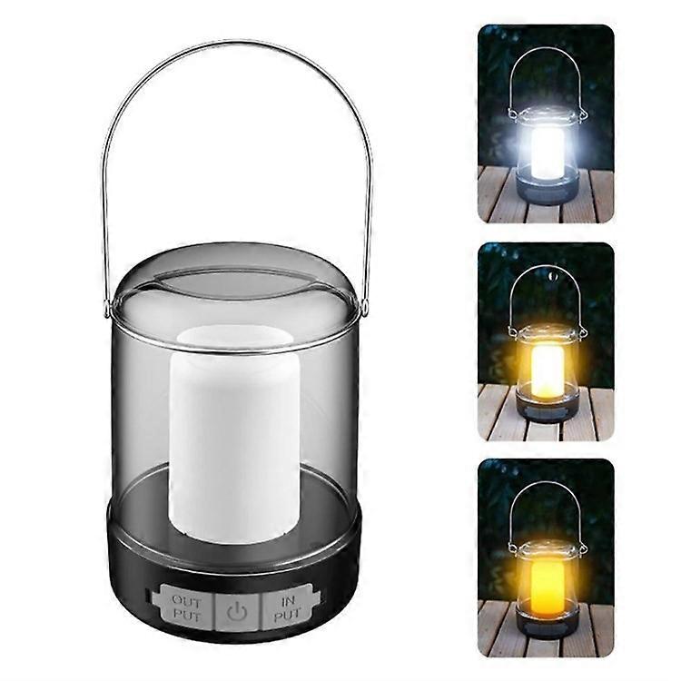 Portable LED Camping Lantern USB Rechargeable Tent Light
