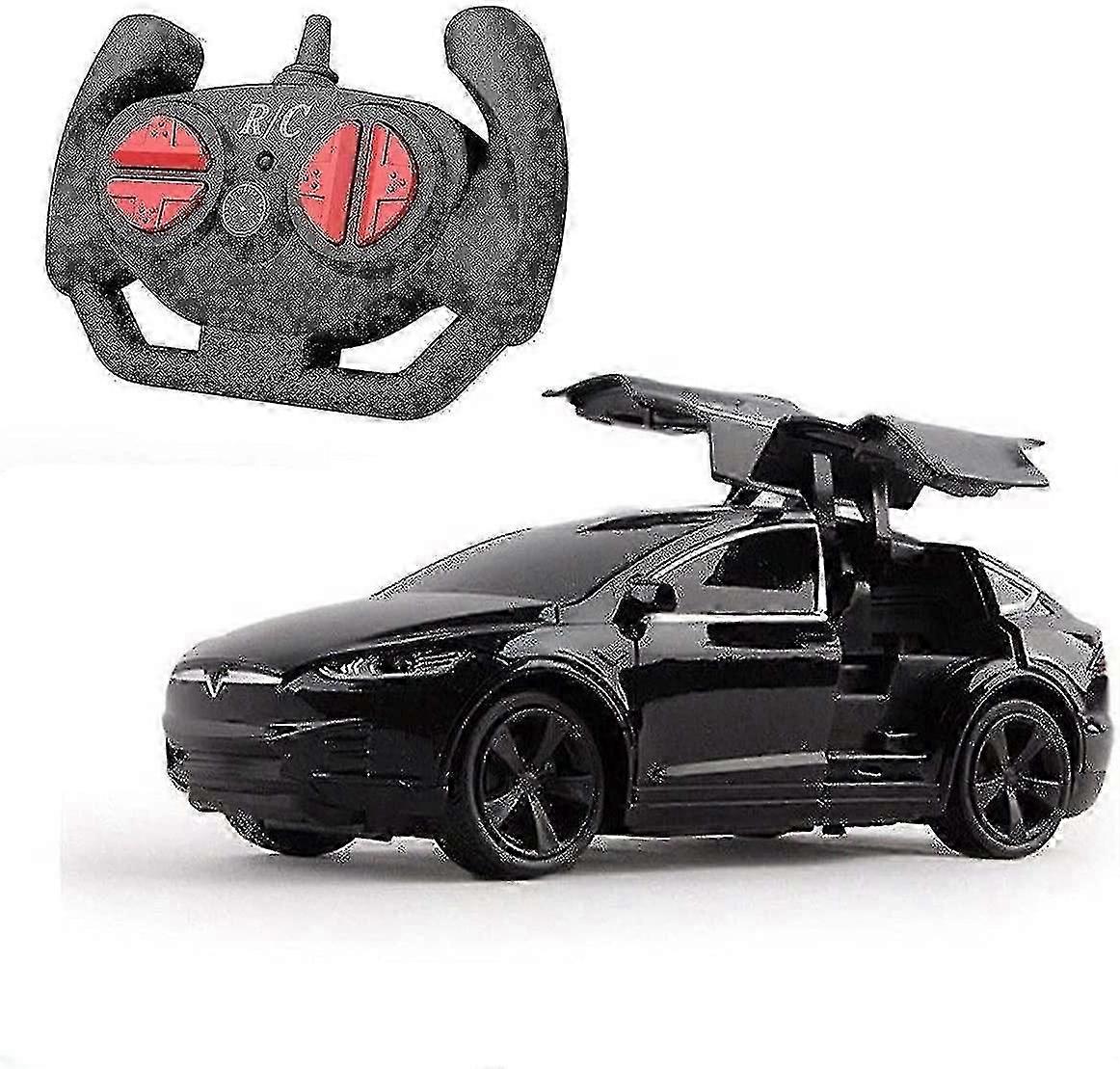 T-Aoopoo New Year Christmas 4-channel Tesla Dynamic Elegant Remote Control Car Rc Vehicle Gifts For Children Dynamic Remote Control Car Rechargeable 2