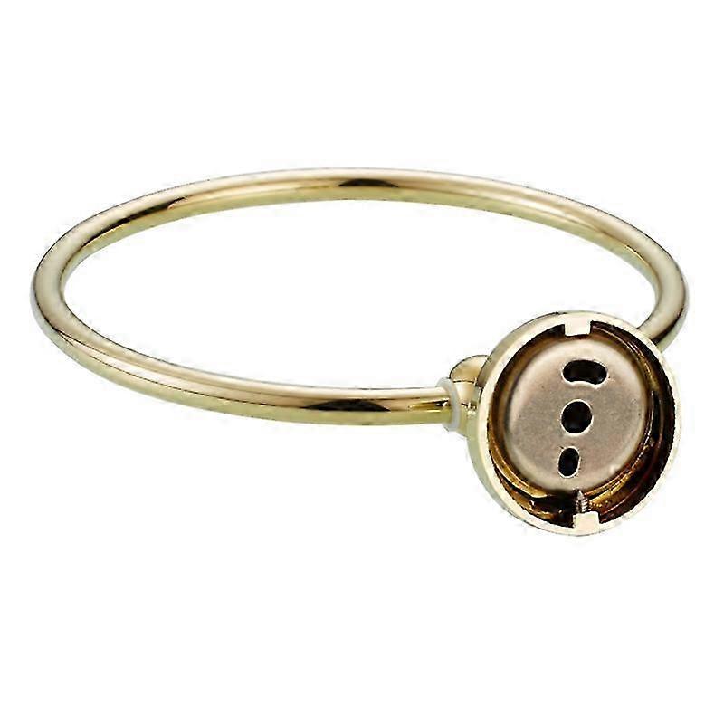 Gold Plated Brass Wall Mounted Towel Ring Holder Bathroom Accessory