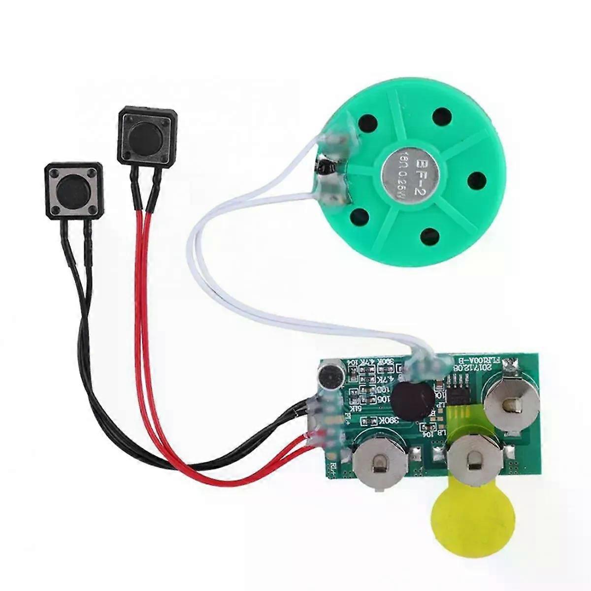 DIY Voice Module Card 4 Minutes Recording Playback Voice Sound Chip Voice Greeting Card for Holiday Luggage Replacement B20