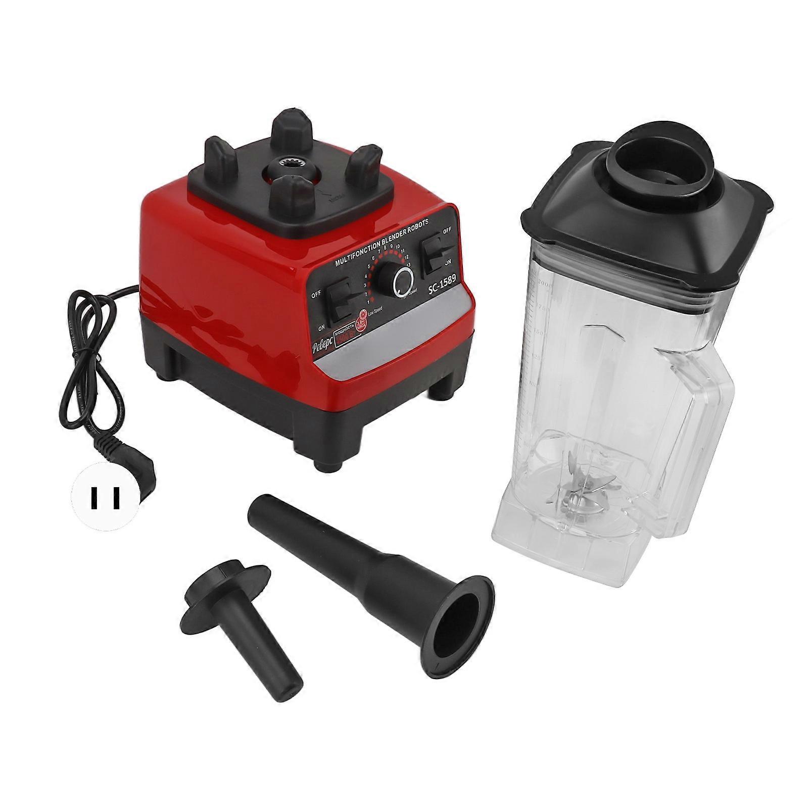 4500W 2L Countertop Blender 15 Speeds 6 Stainless Steel Blades for Meat, Ice, Fruit