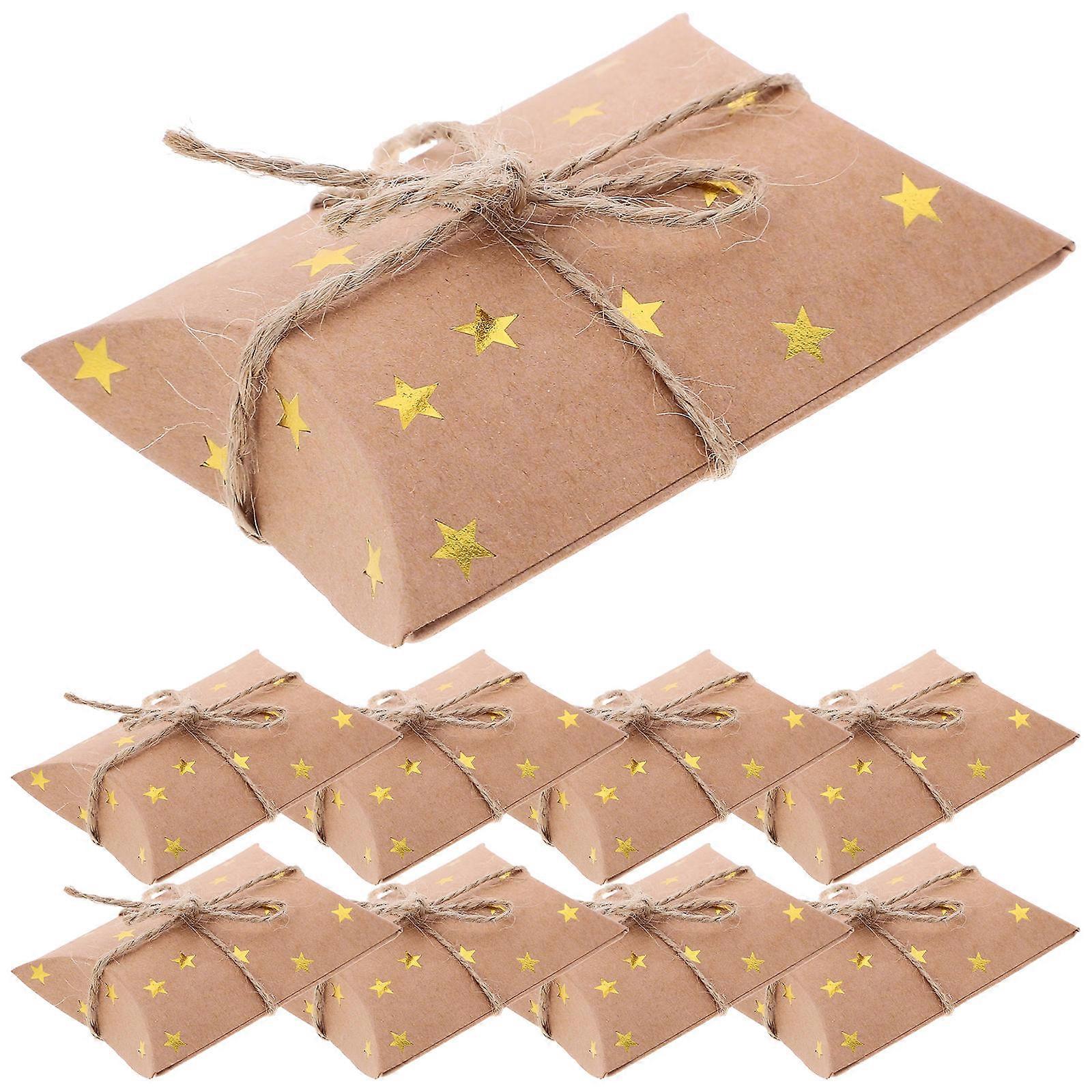 Mini Boxes Party Favor Containers Small Favors Packaging Box Decorative Candies Container Rectangular Kraft Paper Storage 1 Set