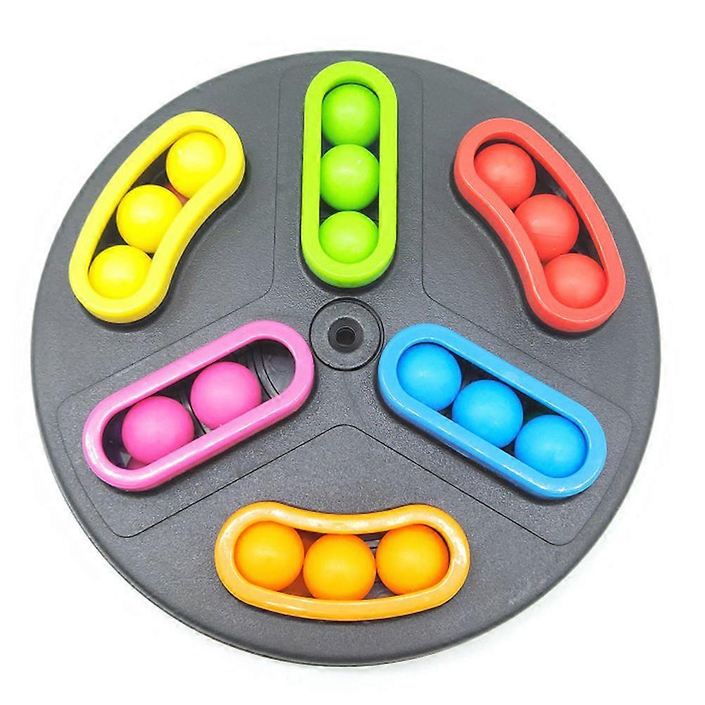 1 Box Beads Maze Toy Early Educational Desktop Game Toy Funny Puzzle Maze Beads Toy for Kids Playing Random Color