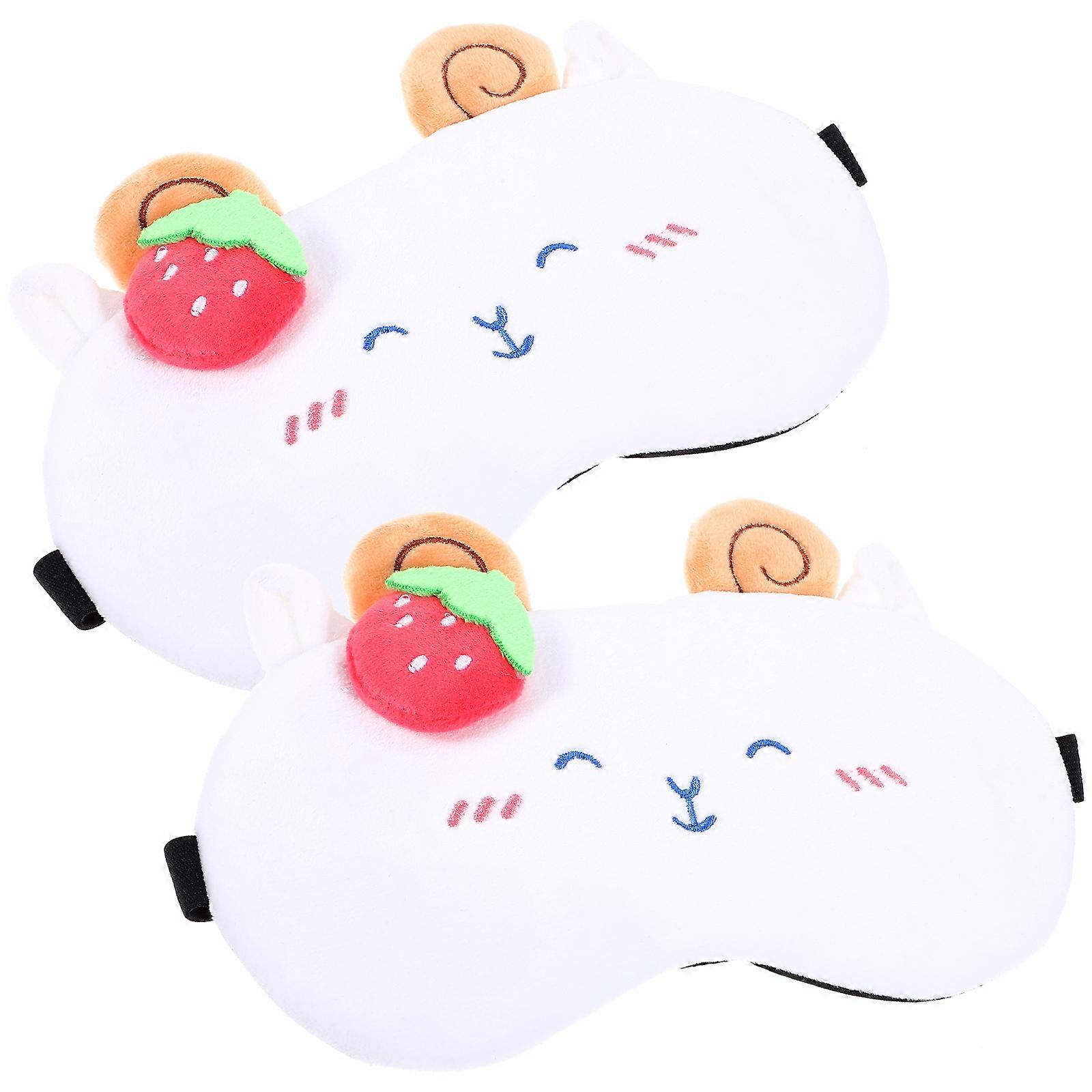 Comfortable Sleep Mask Eye Masks For Women Travel Light Block Eye Fatigue Relief 2Pcs