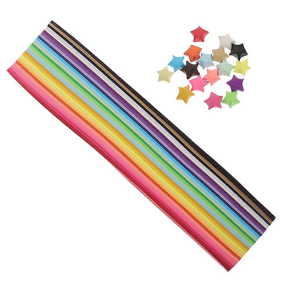 Decorative Paper Strips Colorful Star Shape Indoor Use 540Pcs