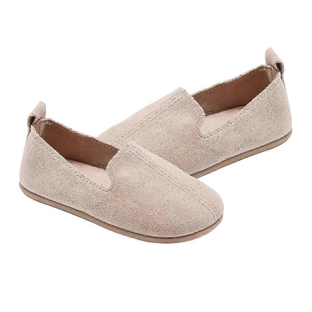 裸足の靴キッズ快適な滑り止めカジュアルシューズ屋外用春夏ベージュ1ペア