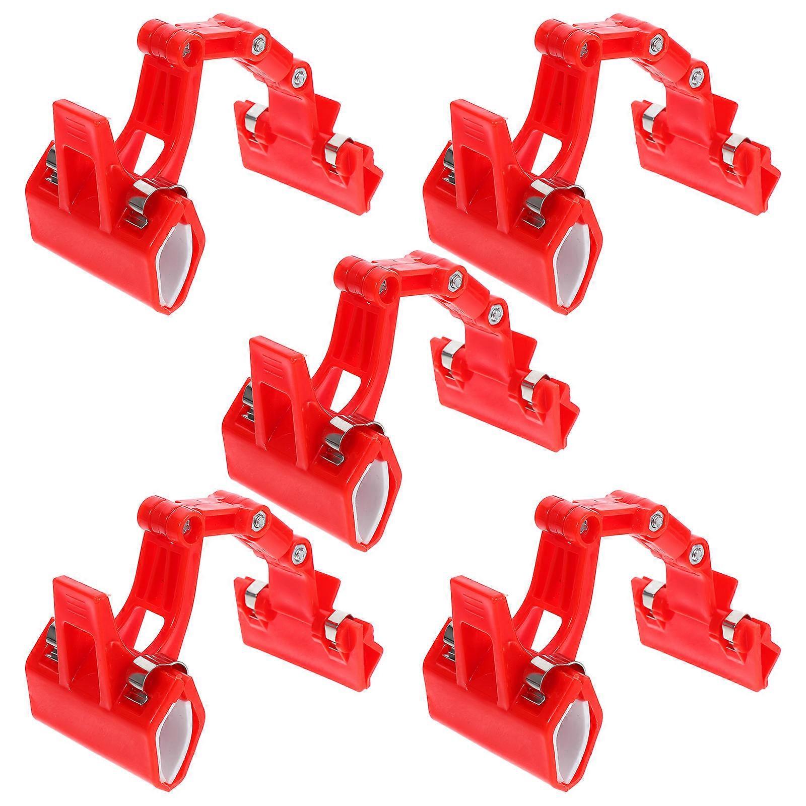 5pcs Shelf Sign Clips for Supermarkets, Malls & Exhibitions – Durable, Multifunctional Display Holders for Price Tags & Advertisements