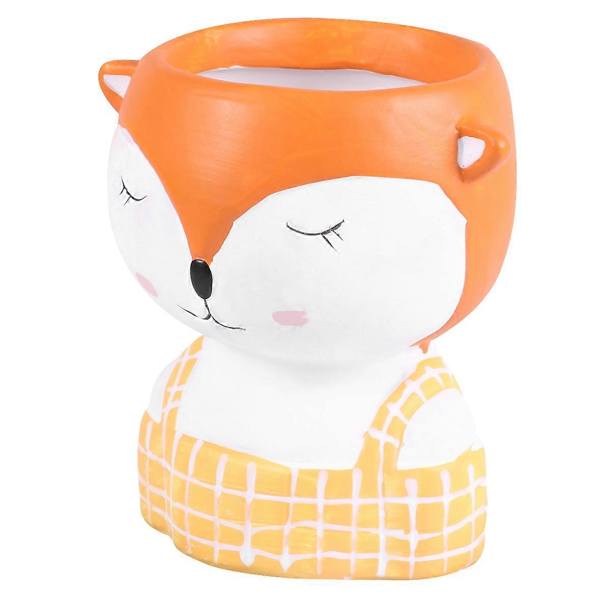 Ceramic Container Animal Shape Flowerpot Suitable For Cactus Small Flowers Home Decoration 11x7x5cm 1Pc