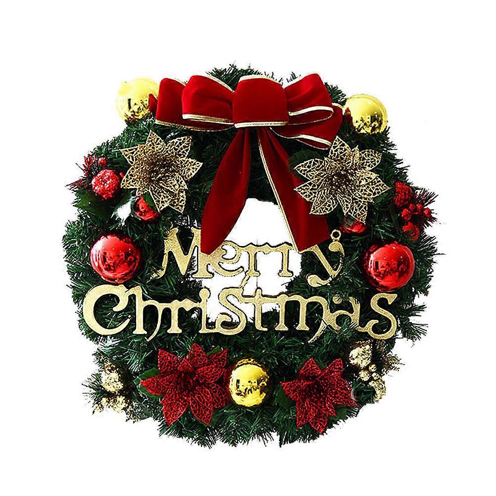 Christmas Party Decoration Garland Multi Color 30X30CM Plastic Material 1Set