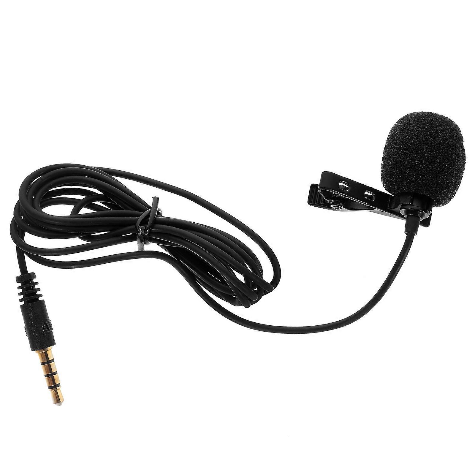 Condenser Microphone Omnidirectional Microphone Noise Reduction Users Video Recording 1.5m 1Set