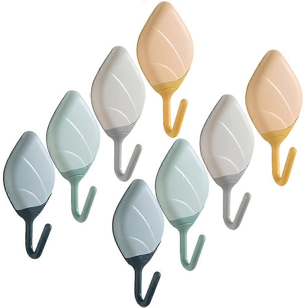 Bathroom Stick On Hooks Decorative Hooks Towel Holder Kitchen 8Pcs