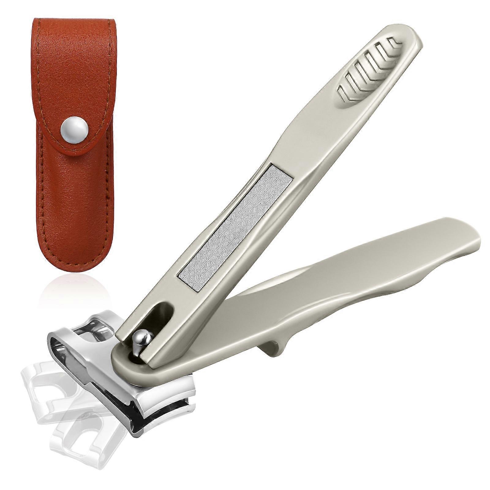 Rotating Toenail Clippers Skin Protection Nail Curved Cutting Head For Adults Travel 1Set